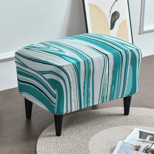 Printed Wing Chair Cover Stretch Armchair Cover Removable Sofa Slipcover Covers - Bild 40 von 57