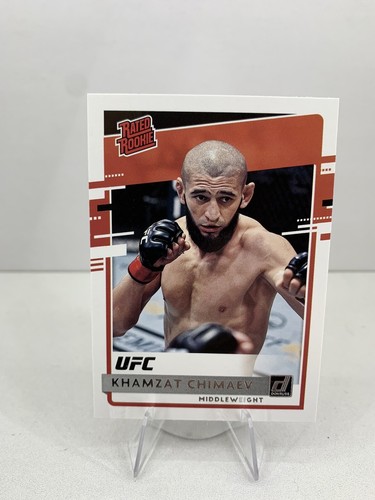 2021 Panini Chronicles Donruss UFC Khamzat Chimaev Rated Rookie #25 - Foto 1 di 2