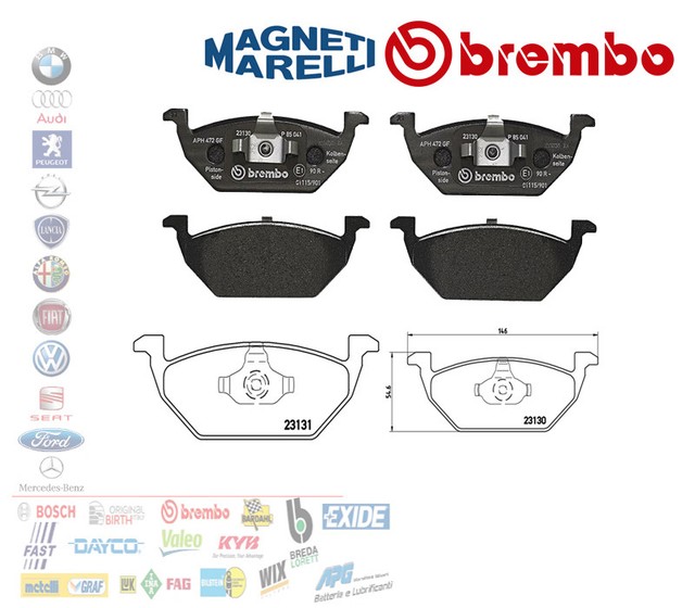 PASTIGLIE FRENO ANTERIORE POSTERIORE AUDI a1 SEAT IBIZA 4 SKODA FABIA 2 3 VW POLO 6r 6c 9n