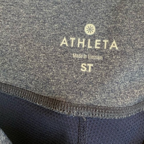 Falda Athleta Oasis Falda Deportiva Bolsillo Carga Cintura Ancha Azul ST - Imagen 7 de 12