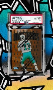 Dan Marino 1997 Topps Finest Masters Refractor with Protective Coating #230 Pop1