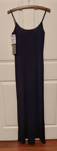 Neu mit Etikett Papell Boutique Abend Damen Vintage Kleid ärmellos schwarz Größe 4 Blumenmuster - Bild 2 von 8