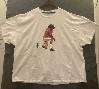 Gildan Colin Kaepernick Kneeling T Shirt Anti Racism Tee Men s Size 5XL eBay
