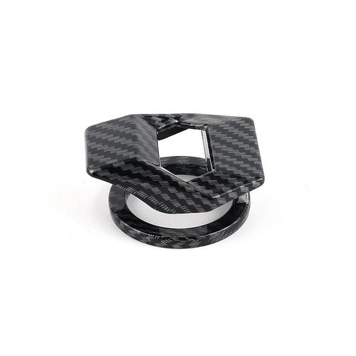 1pc Black Car Engine Start Stop Push Button Switch Cover Interior Decol Sticker, - Picture 9 of 12