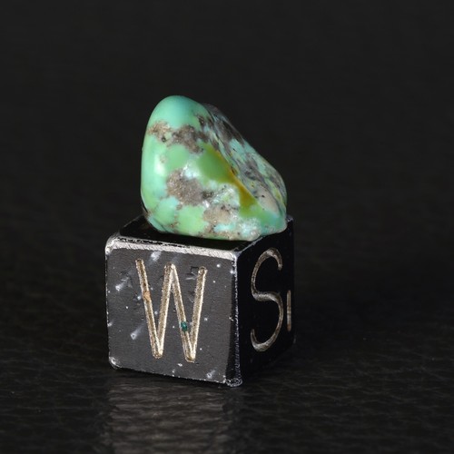 Veritable Turquoise Sleeping Beauty roulée Arizona USA 7,5 ct - 1,50g - Foto 3 di 5