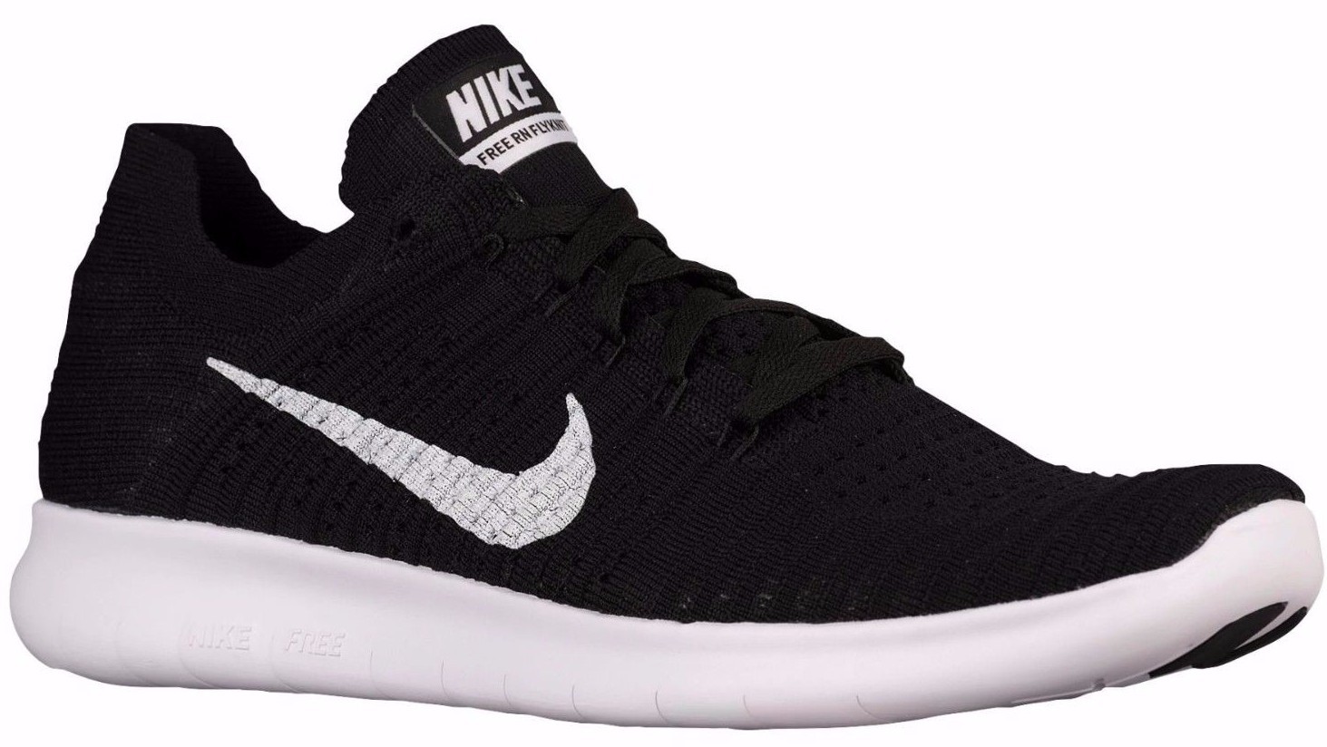 Men's Nike Free RN Flyknit Running shoes, 831069 001 Sizes 11-13 Black White Men's Nike Free RN Flyknit Running shoes, 831069 001 Sizes 11-13 Black White