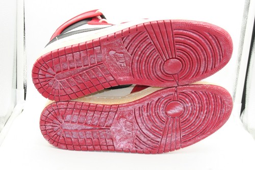 Air Jordan Retro 1 KO HI Vintage Size 9.5 2010 Chicago Black Red Lost & Found - Bild 8 von 11