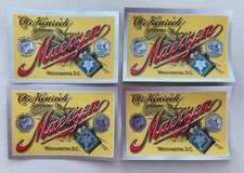 Vintage 4 Charles Heurich Brewing Co Maerzen Beer Bottle Labels Unused