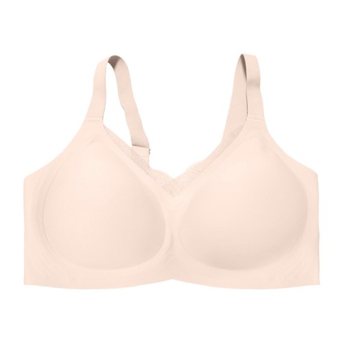 Damen Seamless BH ohne Bügel V Komfort Bralette Vollbesatz Alltag BH - Bild 25 von 29