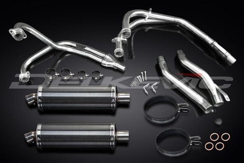 YAMAHA XJ600 DIVERSION 1992-04 VOLL AUSPUFF 350mm CARBON OVAL BSAU SCHALLDÄMPFER - Bild 3 von 3