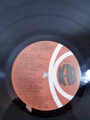 K-TELS- MUSIC EXPRESS VINYL LP RECORD 20 ORIGINAL HITS  2O ORIGINAL ARTISTS VGC  - Picture 5 of 12