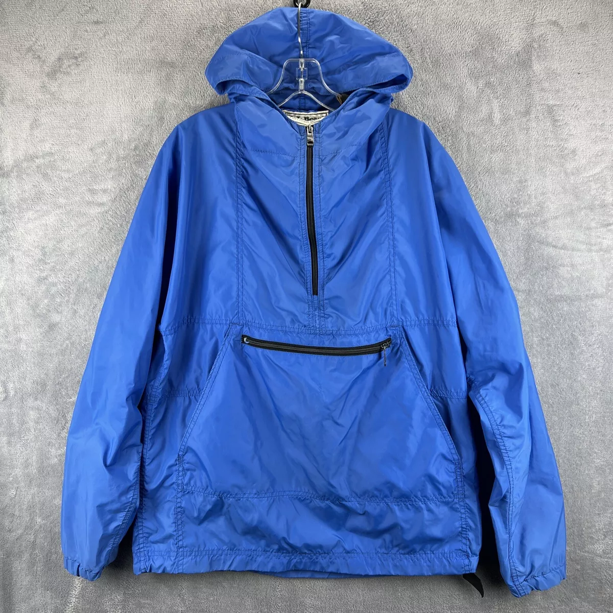 Royal blue pullover best sale windbreaker