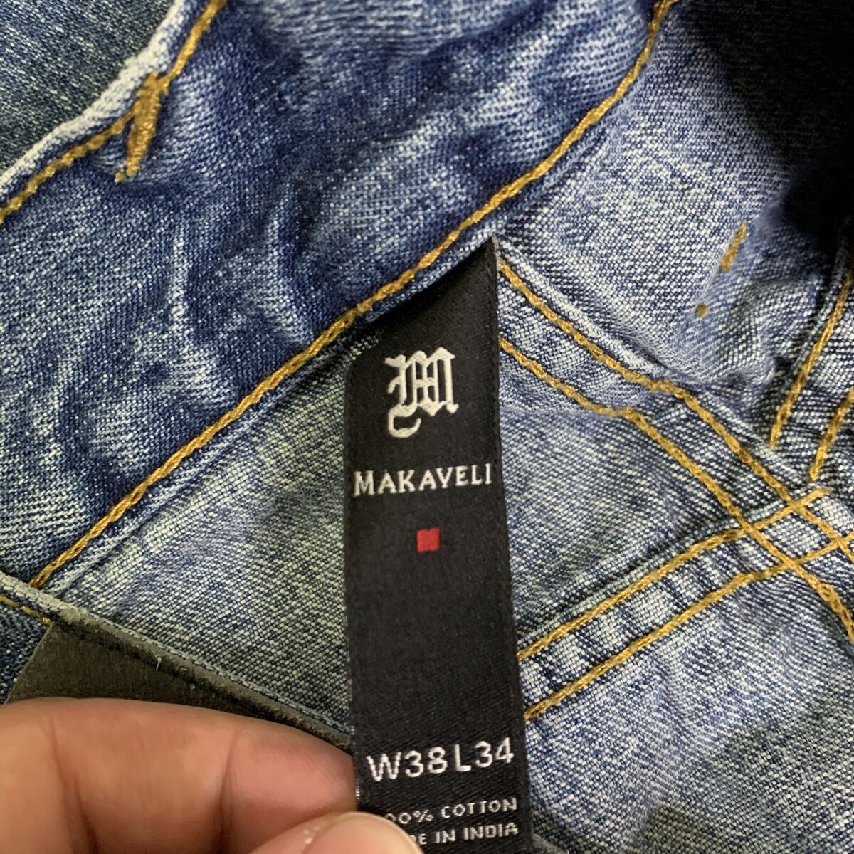 Makaveli Branded Tupac Shakur Hip Hop Wide Leg Jeans Size Makaveli Branded Tupac Shakur Hip Hop Wide Leg Jeans Size