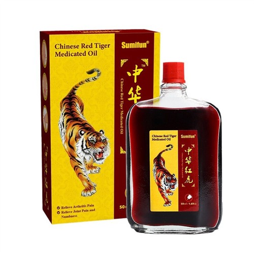 Chinese Red Tiger Balm Liniment Oil Herbal Pain Relief Original Massage Arthriti - Picture 9 of 10