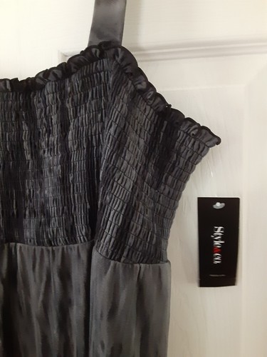 NWT Summer Maxi Dress XL Style & Co Tie Dye Jersey Knit Stretch Bodice Straps - Picture 8 of 18