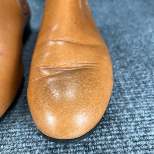 & Other Stories Womens Chelsea Ankle Boots Booties Size 7 EU 37 Brown Leather - Picture 4 of 15
