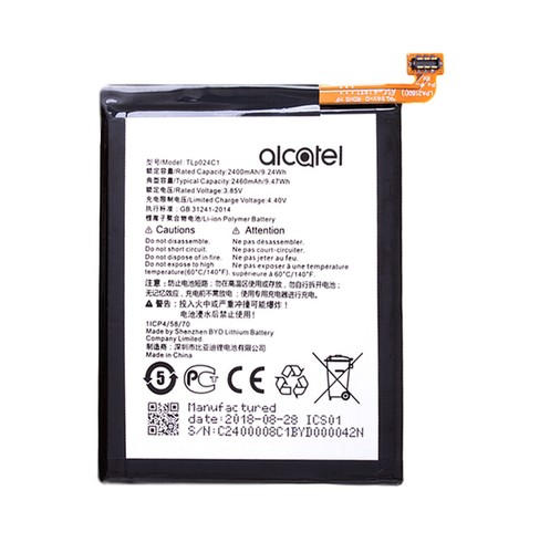 NEW Alcatel Battery TLp024C1 For One Touch A3 Shine Lite 5080U 5080X 2400mAh - Picture 2 of 6
