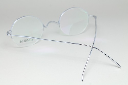 OPTICUNION 44.151.01 Saddle Bridge Vintage Eyeglasses Classic Silver TITANIUM - Picture 6 of 9