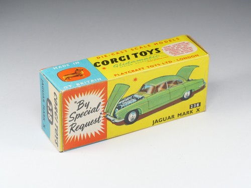 CORGI TOYS - 238 - Jaguar Mark X - Bleu ciel - En boite - Imagen 7 de 9