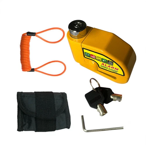 Alarm Motorbike Security Disc Lock Brake Scooter Motorcycle Bike Security Chain~