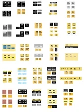 HO Scale 50' Boxcar Decals  " Railbox Patch Job Reporting Marks "