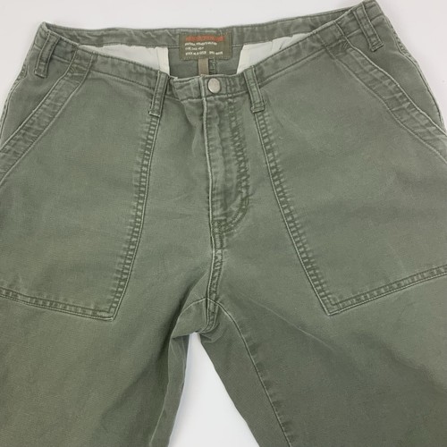 90s Y2K Abercrombie Military Pants Women Size 6 Approx Green Boot Leg Inseam 32” - Picture 2 of 17