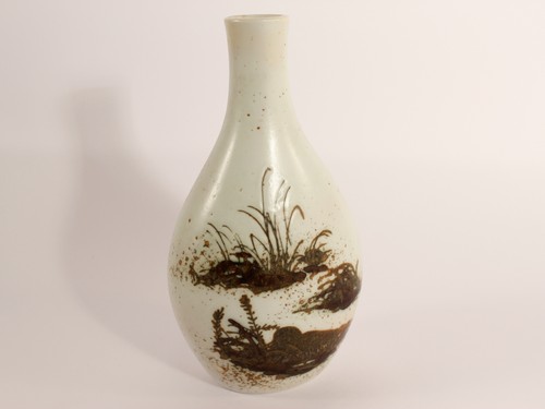 ROYAL COPENHAGEN FAJANCE VASE NILS THORSSON DIANA VASE "Papera" VINTAGE - Bild 1 von 6