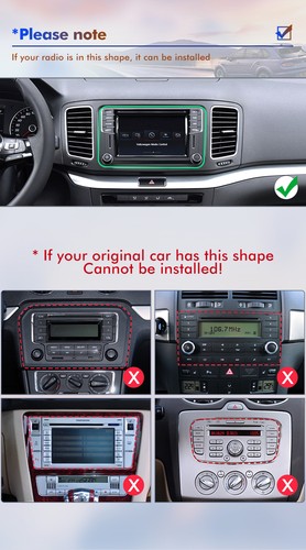 7" Android Car Stereo Screen Radio Carplay GPS NAVI For Volkswagen Jetta Passat - Picture 4 of 15