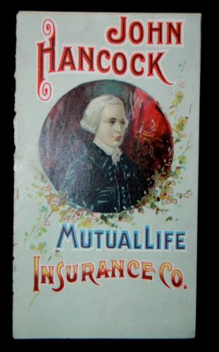 Antique Very Rare 1892 John Hancock Mutual Life 30th Annual Statement Trade Book - Picture 1 of 5