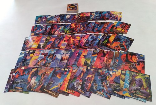 1994 MARVEL MASTERPIECES SERIES 3 GOLD FOIL SIGNATURE PARALLEL 140 CARD SET RARE - Picture 6 of 10