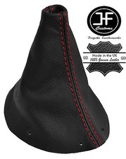 ROT FADEN LEDER 5 SPEED SCHALTMANSCHETTE SCHALTSACK F?R PEUGEOT RCZ 2010-15