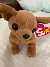 Ty Chihuahua Plush Beanie Baby (With Errors) - Free Shipping within the US