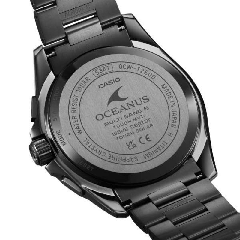 時計 OCEANUS CASIO ocw600 OCWS6000PB7A | OCEANUS Manta Black | CASIO