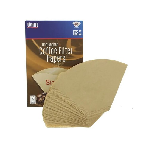 Coffee Filter Papers Size 4 Unbleached Brown Replacement Cones - Picture 16 of 24