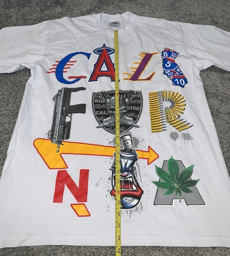 STREET CERTIFIED PRO CLUB XL TALL CALIFORNIA HIP HOP STREET WEAR LAKERS LA 🔥 - Picture 5 of 6