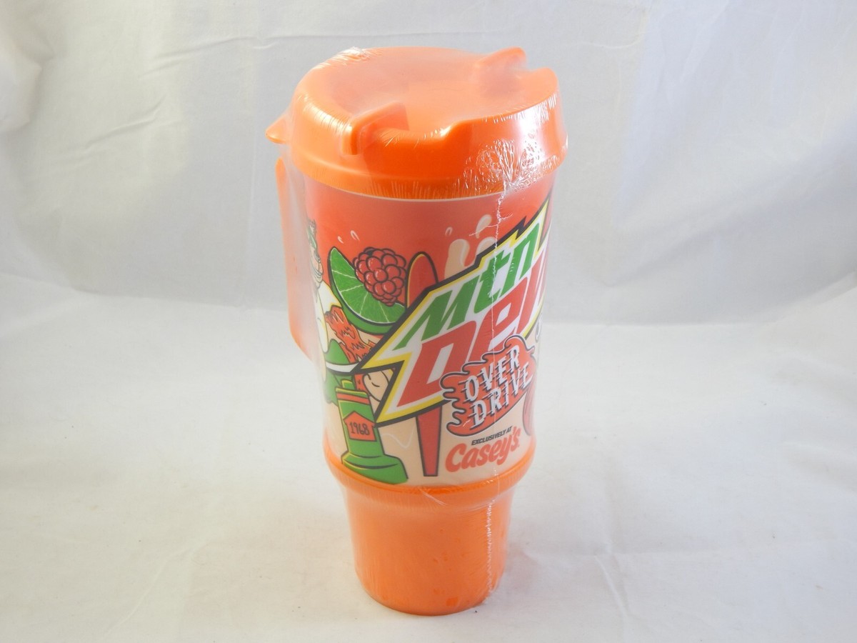 Mountain Dew Overdrive Casey's Travel Mug 32 oz. Limited Edition