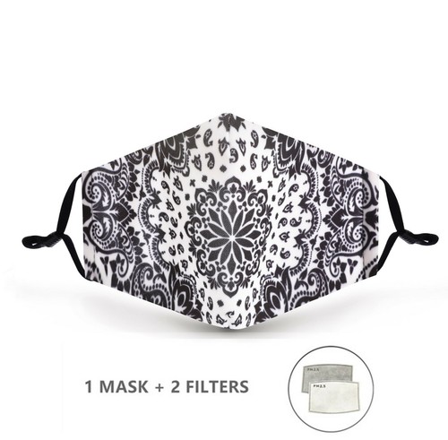 Reusable Face Mask Including Filter Fashion Mask Protective Mouth Face Cover UK - Picture 90 of 103