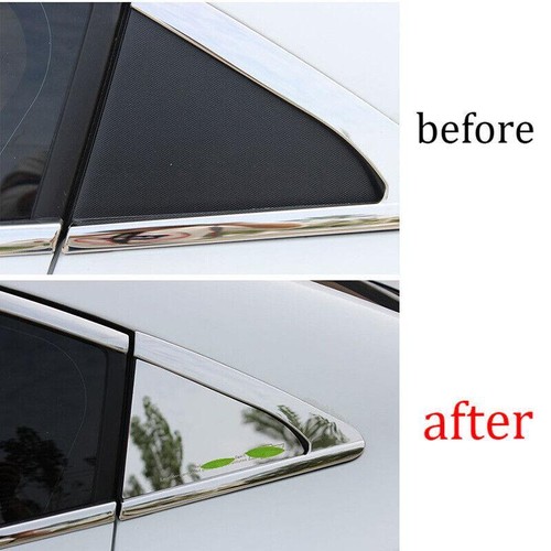For 2009-2015 Chevrolet Cruze Steel Chrome Exterior C-pillar Triangle Cover Trim - Bild 4 von 6