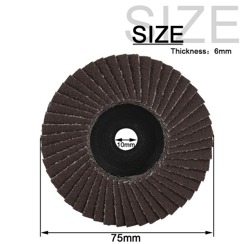 3in Flap Disc Sanding Disk Grinding Wheel 80/60 Grit For Angle Grinder 3/6/10Pcs - Picture 11 of 13