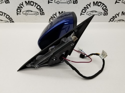 2017 MERCEDES GLC X253 AMG RIGHT DRIVER SIDE WING MIRROR IN BLUE 896 - Picture 5 of 8