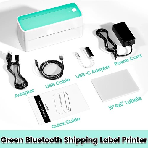 Bluetooth Thermal Label Printer Wireless Small Label Printer 4X6 With IPhone New - Picture 26 of 27