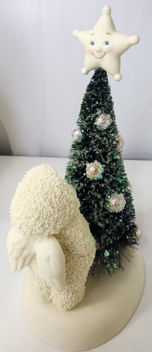 Dept 56 Are you a wishing star snow dream snowbabies con figura de árbol de Navidad - Imagen 4 de 10