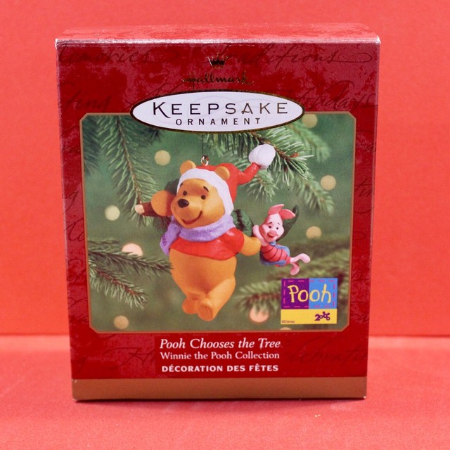 Hallmark 2000 Pooh Chooses the Tree Keepsake Ornament NIB Piglet Christmas Hallmark 2000 Pooh Chooses the Tree Keepsake Ornament NIB Piglet Christmas