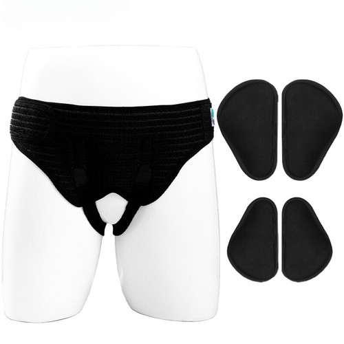 Cinturones de Hernia Ajustables Cinturón de Soporte para Hernia Inguinal Hombres Mujeres Almohadillas de Compresión - Imagen 13 de 18