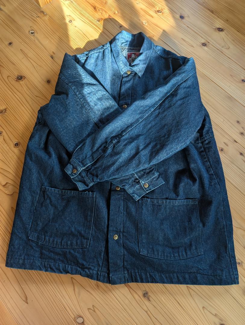 BEN DAVIS Denim Jacket Size XXXL Blue | eBay