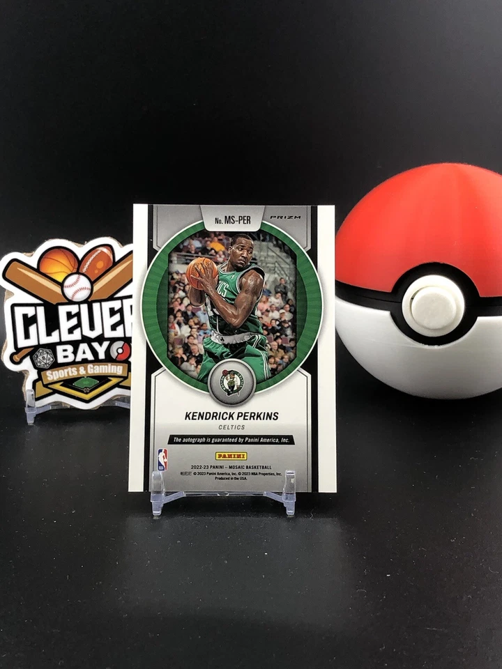 2022-23 Panini Mosaic Kendrick Perkins Scripts Autograph #MS-PER Celtics (CBMH) - Image 2 of 2