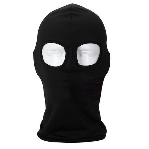 2 Hole Tactical Airsoft Balaclava Outdoor UV Protection Cycling Full Face Cover - Picture 1 of 7
