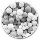 2 x Vinyl Stickers 20cm (bw) - Funky Balloons Pink Blue Bubbles  #35555