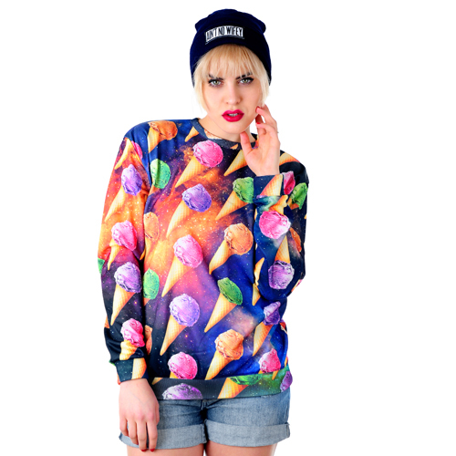 Womans Girls Mens Boys Long Sleeve OverSized Printed Jumper Top M L 50 MODELS - Picture 43 of 66