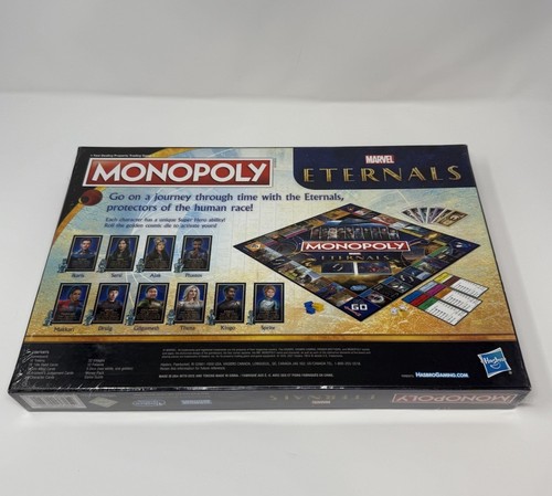Neu MONOPOLY: Marvel Studios Eternals Edition Brettspiel - Bild 2 von 3